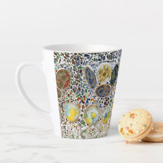 Caneca De Café Latte Gaudi Mosaico Latte Mug