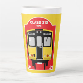 Caneca De Café Latte Geeks de trem britânicos