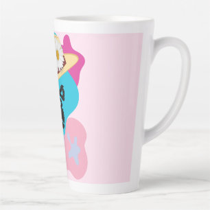 Caneca De Café Latte Gel Mousepad