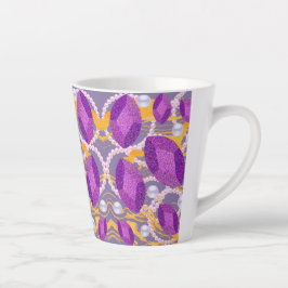 CANECA DE CAFÉ LATTE GEMS PURPER