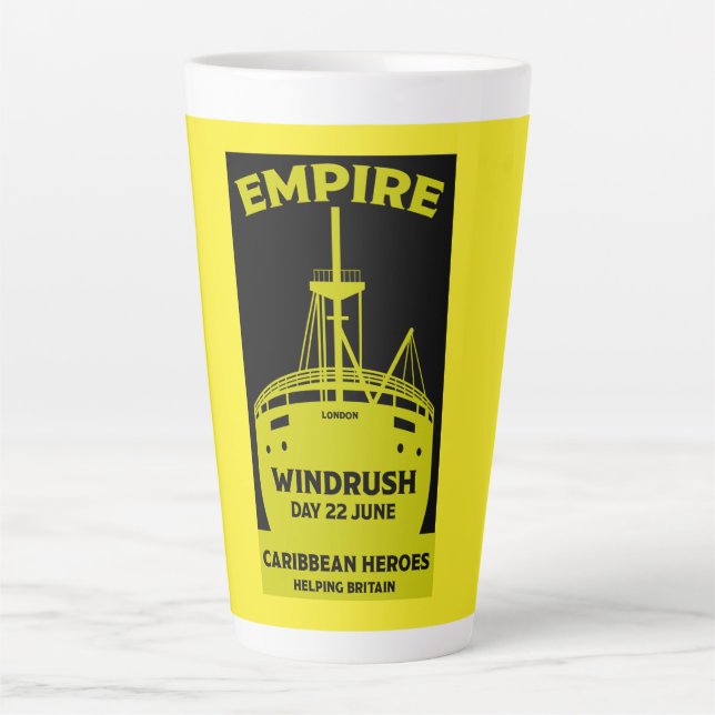Caneca De Café Latte Generation Windrush (Frente)