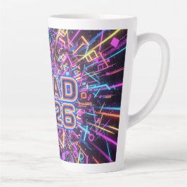 Caneca De Café Latte Geometric 2026 Graduate Mug