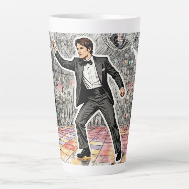 Caneca De Café Latte George Hamilton (Resident evil surto) (Frente)