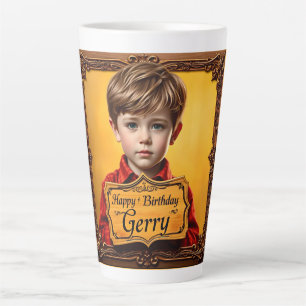 Caneca De Café Latte GERRY ~ Garoto bonito ~ Parabéns ~ Latte Mug