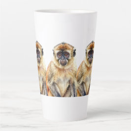 Caneca De Café Latte Gibbon