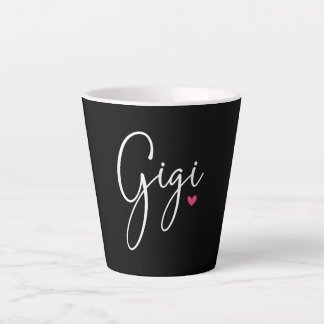 Caneca De Café Latte Gigi Gift Women Vovó Netos de Natal