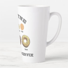 Caneca De Café Latte Ginecologista/Enfermeira/Parteira Personalizável