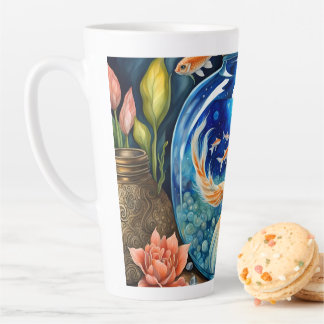 Caneca De Café Latte Ginger Persian Cat
