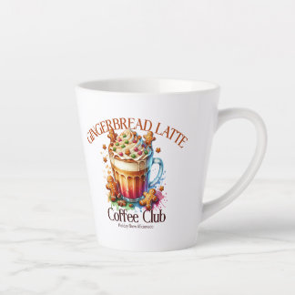 Caneca De Café Latte Gingerbird Latte Coffee Club
