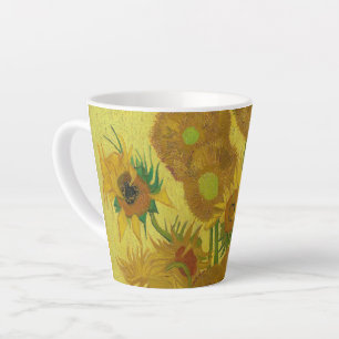Caneca De Café Latte Girassóis-Vincent van Gogh Small