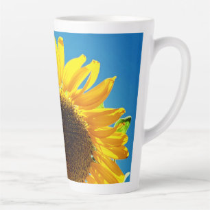 Caneca De Café Latte Girassol