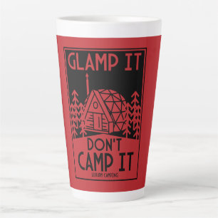 Caneca De Café Latte Glamping de Luxo