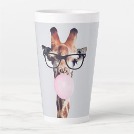 CANECA DE CAFÉ LATTE GLASSOS DE VISTO GIRAFFE MASSA DE CAFÉ
