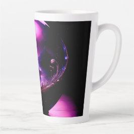 Caneca De Café Latte Globo Puro Transparente com Paisagem Montanhosa