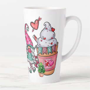 Caneca De Café Latte Gnomos apaixonados por