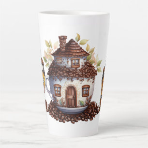 Caneca De Café Latte Gnomos do café