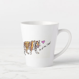 Caneca De Café Latte Go get 'em, tiger Mug