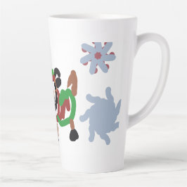 Caneca De Café Latte Goat winter