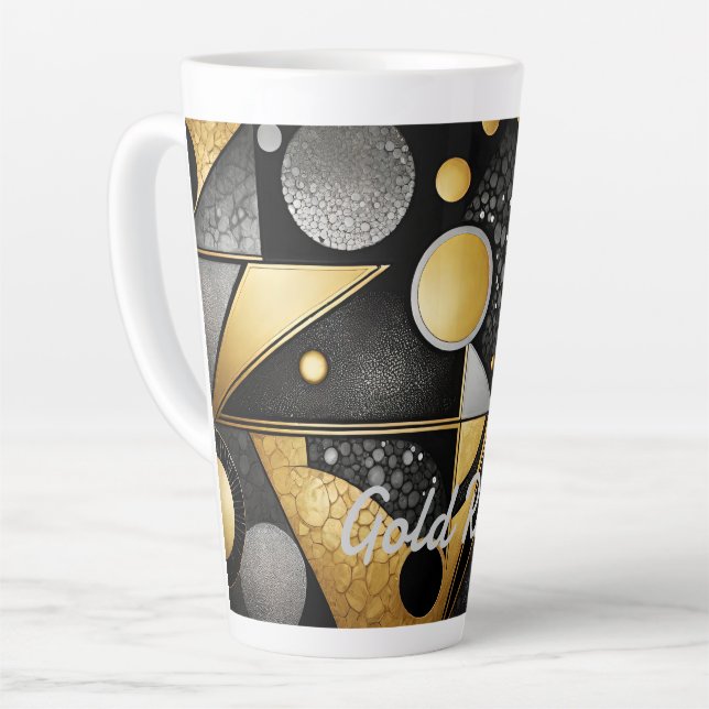 Caneca De Café Latte GoldRush 5 Latte Mug (Ângulo esquerdo)