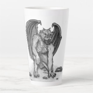 Caneca De Café Latte Golem Gargoyle