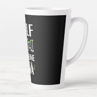 Caneca De Café Latte Golf É Meu DNA