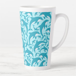 Caneca De Café Latte Golfinhos Cujos