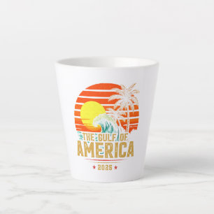 Caneca De Café Latte Golfo dos EUA América Oriental 2025 - Retro Vintag