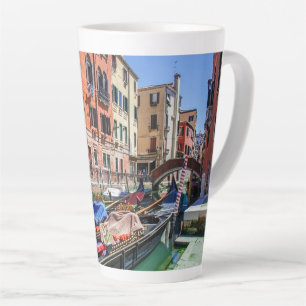 Caneca De Café Latte Gôndola tradicional em Veneza