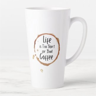 Caneca De Café Latte Good Coffee Only Latte Mug