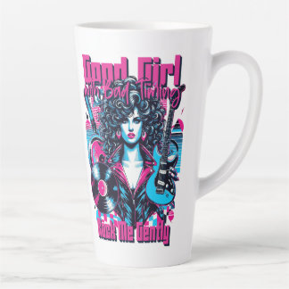 Caneca De Café Latte Good Girl with Bad Timing - Rock me Gently