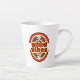 Caneca De Café Latte Good Vibes
