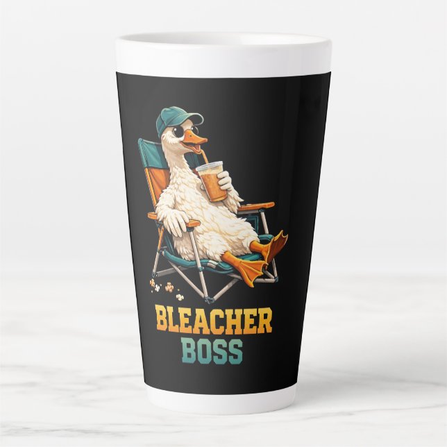 Caneca De Café Latte Goose Bleacher Boss (Frente)