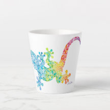 Gordie, Gecko Latte Mug