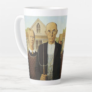 Caneca De Café Latte Gótico Americano
