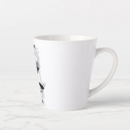 Caneca De Café Latte Gótico - Namorados preto e taça