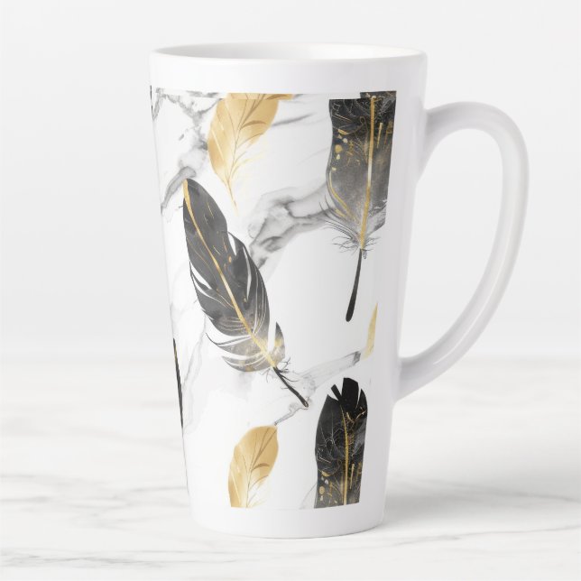 Caneca De Café Latte "Grace Cerâmica Mug Feathered" (Direita)