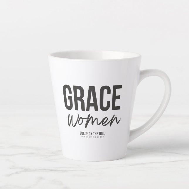 Caneca De Café Latte Grace Women Mug (Direita)