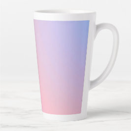 Caneca De Café Latte Gradiente Pastel Algodão Doce Sonhador