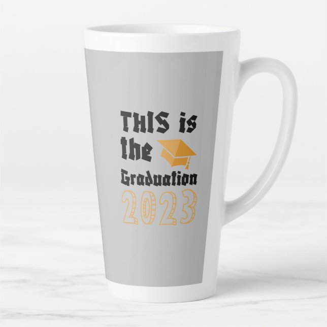 Caneca De Café Latte Graduação (Direita)