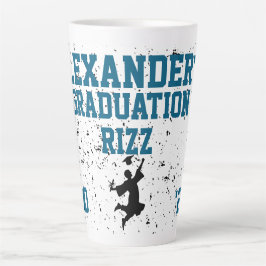 Caneca De Café Latte Graduação Rizz Latte Mug