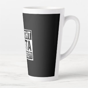 Caneca De Café Latte Graduação Universidade de Outta Hetero