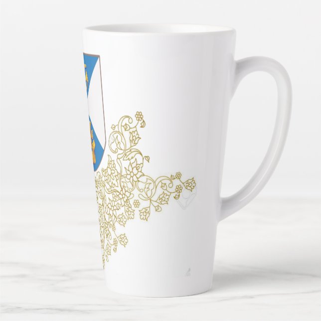 Caneca De Café Latte Grande Caneca de Latte JFN (Direita)