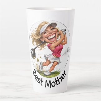 Caneca de Café Latte Grande do Dia das Mães de Gol