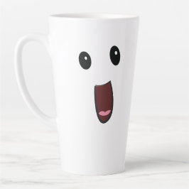 Caneca De Café Latte Grande Feliz