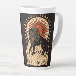 Caneca De Café Latte Grande Lã Lã Lã Celestial Arte Zodiac