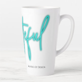Caneca De Café Latte 'Grateful Tall Mug'