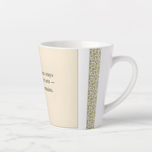Caneca De Café Latte Gratidão Permanece: Onde Quer que Você Esteja, Sej (Direita)