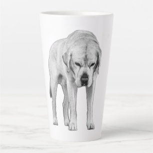 Caneca De Café Latte Gravado na Sombra