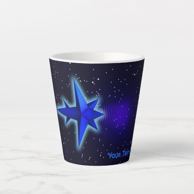 Caneca De Café Latte Gravity Drive Spacecraft (Frente)