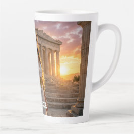 CANECA DE CAFÉ LATTE GREECE - ACROPOLIS